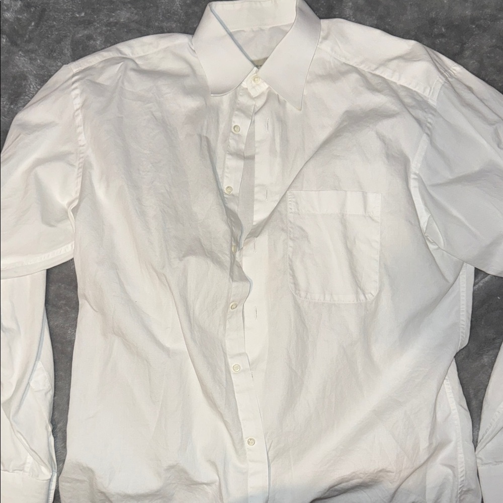 Ermenegildo Zegna Classic White Dress Shirt